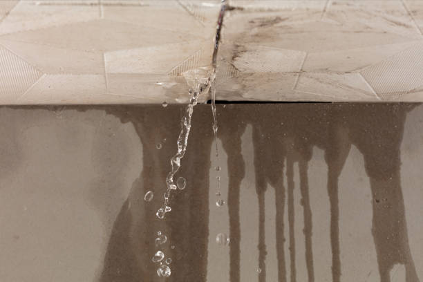 Professional Sewage Cleanup technician working in Barton, OH